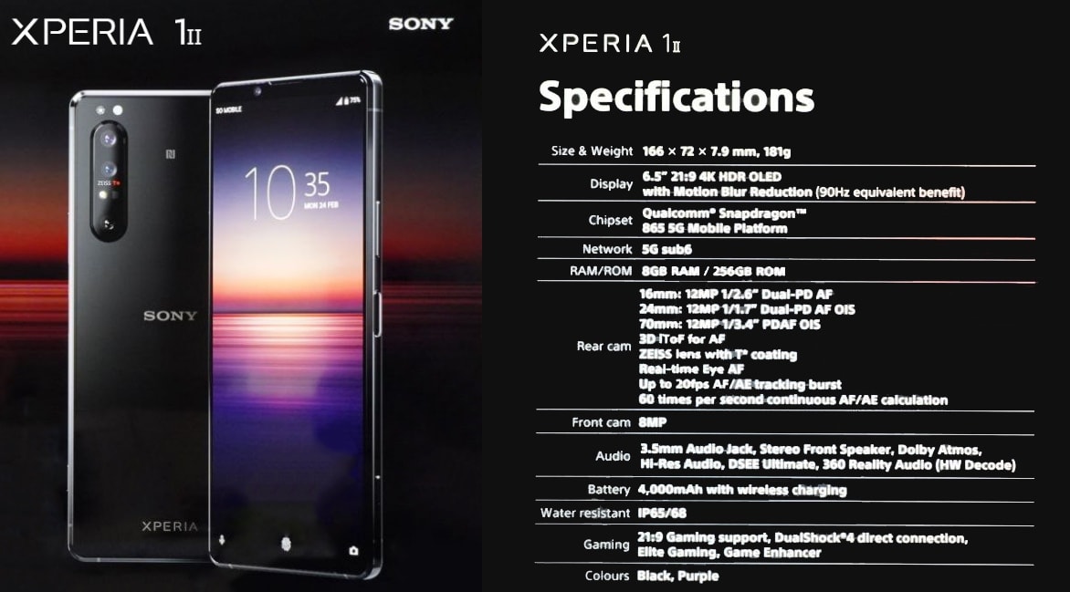 索尼的首款5g 手机可能是加强版的xperia 1