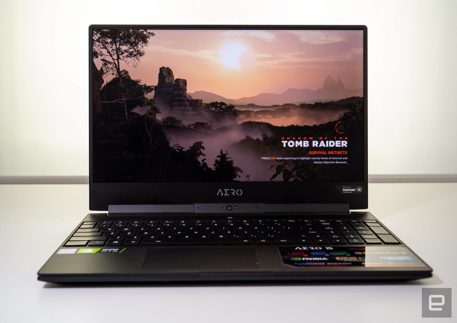 Gigabyte Aero 15 Y9 gaming laptop with NVIDIA RTX 2080 Max-Q graphics
