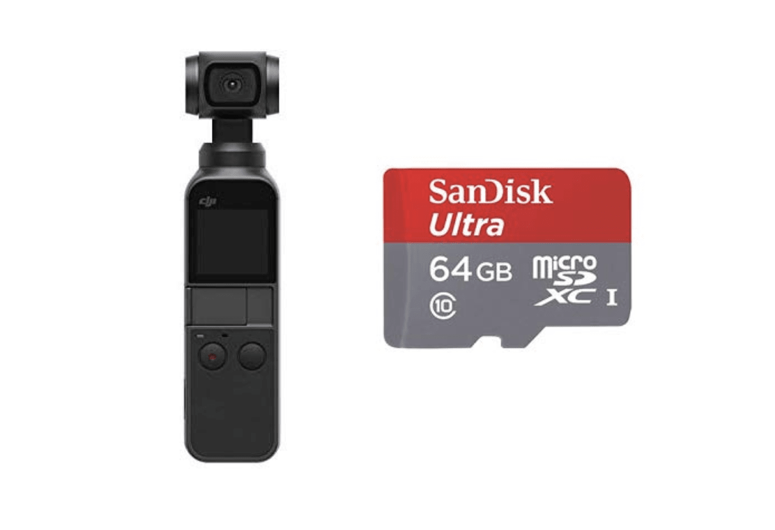 Amazonタイムセール祭り情報 Dji Osmo Pocketなどアクションカムとの合わせ買いで64gb Sdカードが実質無料 Engadget 日本版