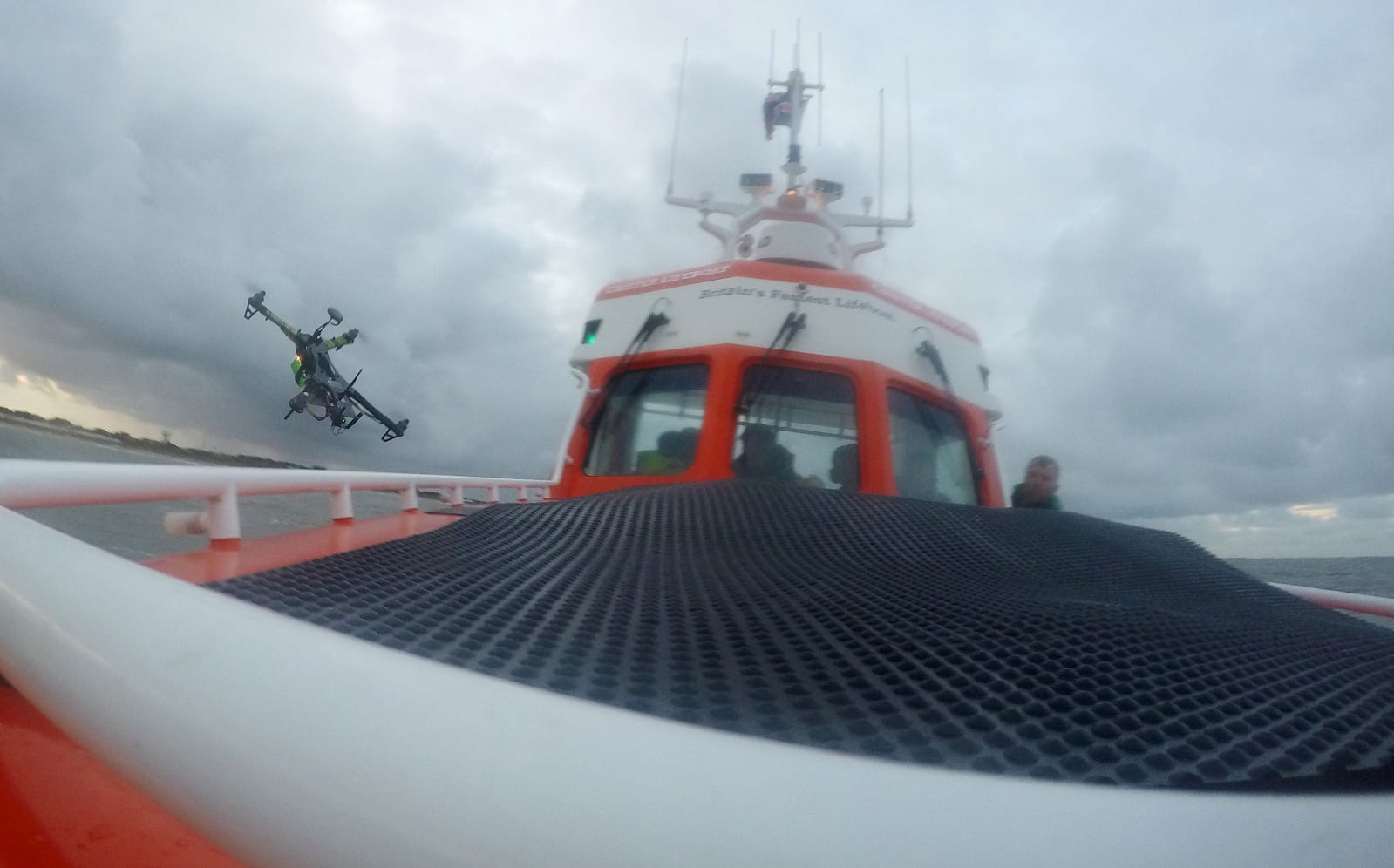 Lifeboat service at Caister trial drones