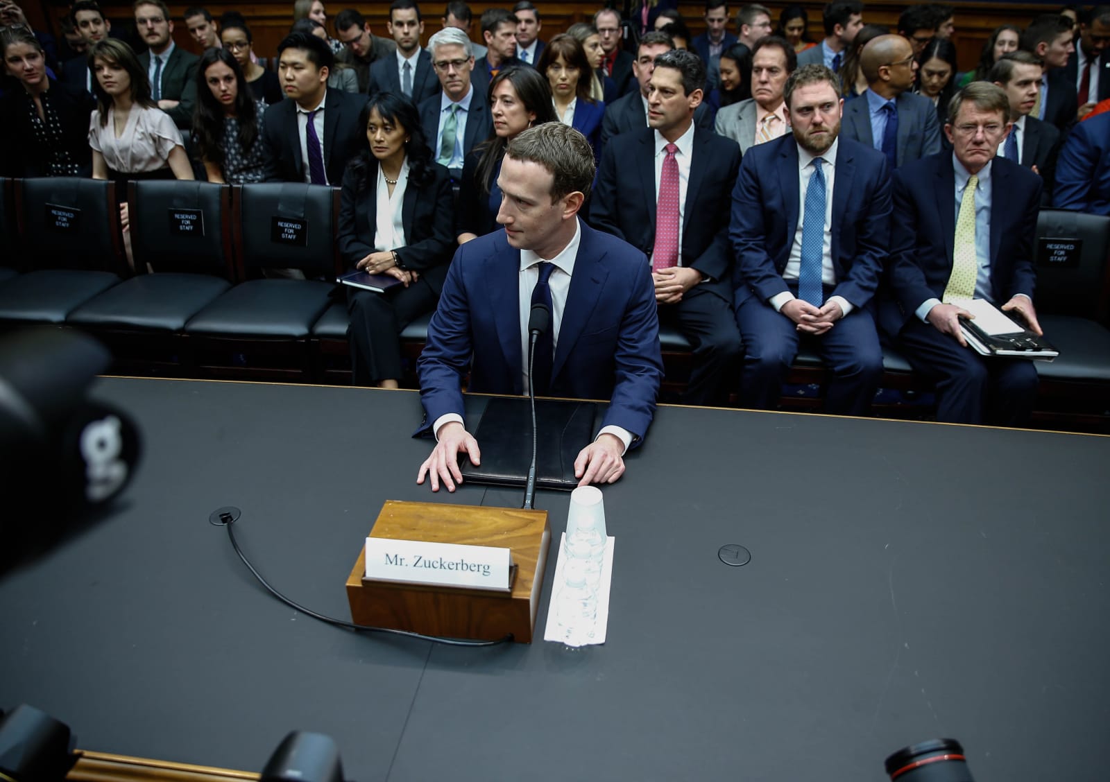 CEO of Facebook Mark Zuckerberg testifies before the House of Representatives House Energy and Commerce Committee