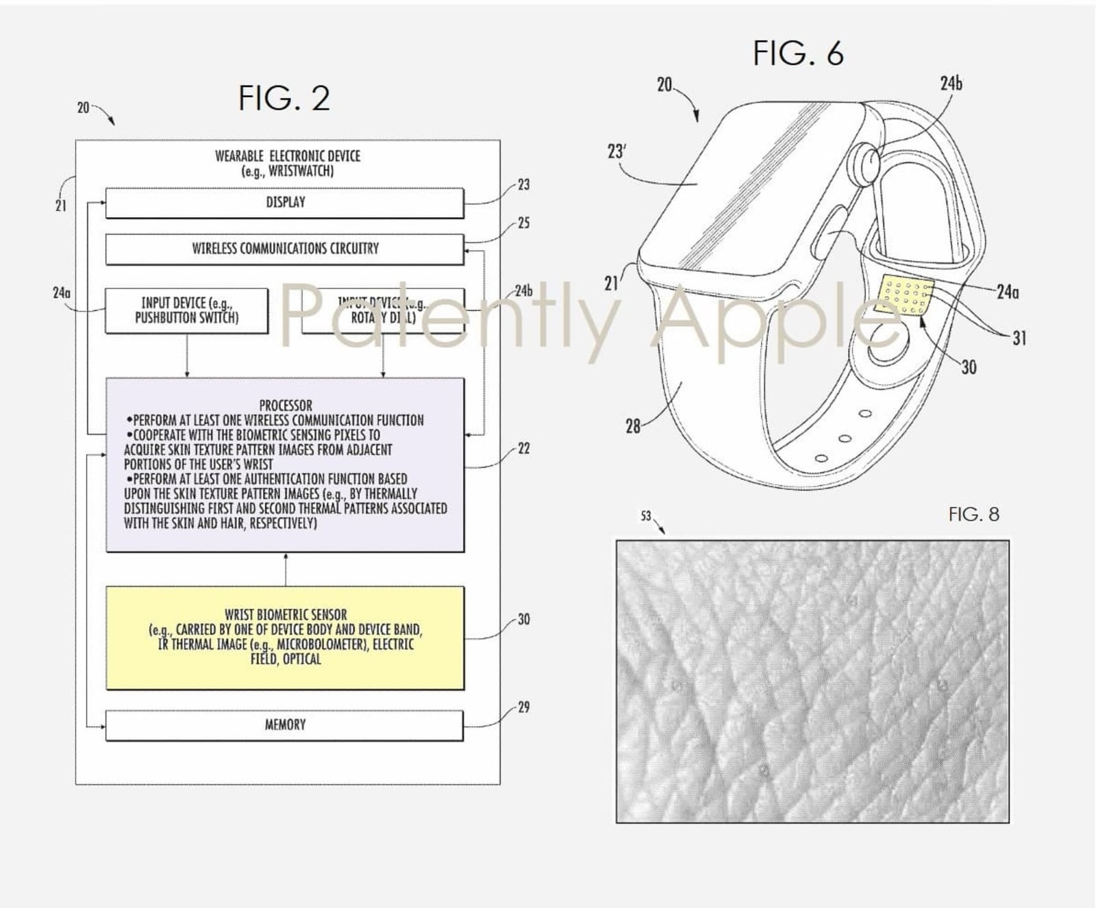 Apple Watch smart band patent