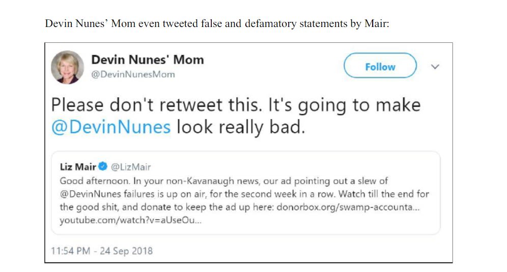 Rep. Devin Nunes Sues Twitter For $250 Million Over '@DevinNunesMom ...