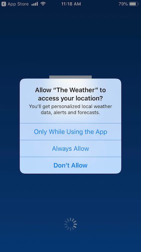 Weather Channel app