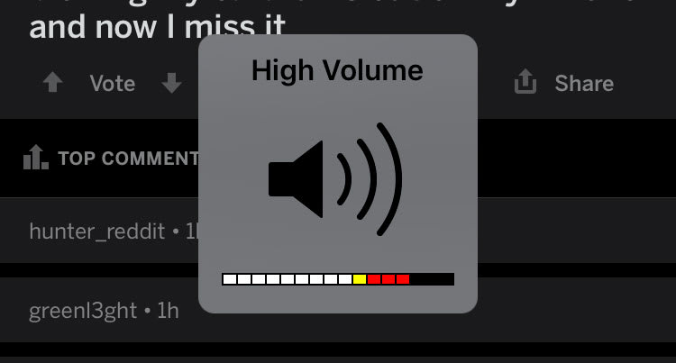 iOS high volume