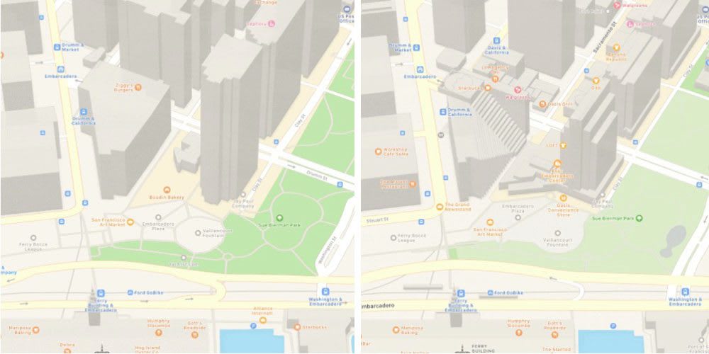 アップルのマップが大幅に改善 植生分布や建物形状の正確さはgoogleマップを上回る評価 Engadget 日本版