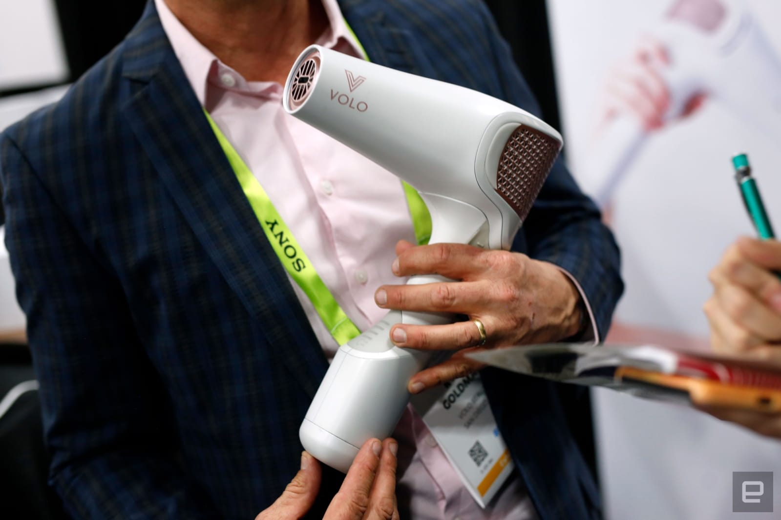 Volo Go infrared hairdryer at CES 2019