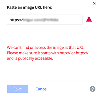 Image of the 'We can't find or access the image at that URL' error.