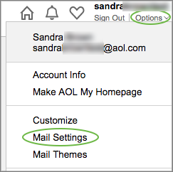 aol mail settings for outlook