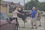 Errant ostrich brings traffic to a halt in South Dakota after escaping from a trailer